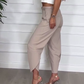 Women's Solid Color Tapered Pants