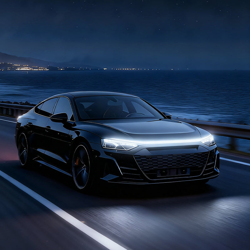 🔥【Dynamic Scan HoodBeam Kit】Light Up Your Hood With Hypnotic Smooth Scanning Effects! ✨🚗