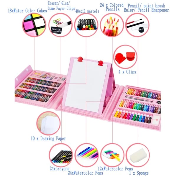 💗Deluxe 6-In-1 Art Creativity Set🎁The Best Present For Kids