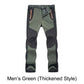 Windproof Waterproof Warm Elastic Waist Hiking Pants