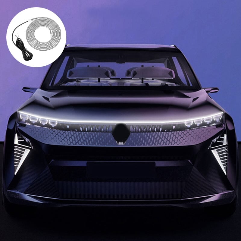 🔥【Dynamic Scan HoodBeam Kit】Light Up Your Hood With Hypnotic Smooth Scanning Effects! ✨🚗