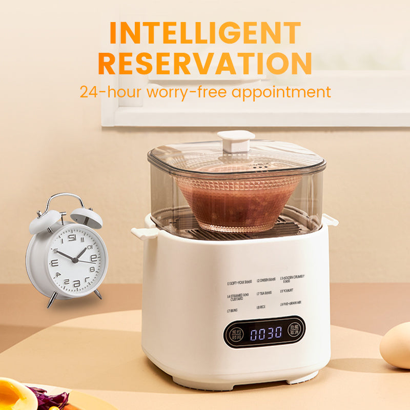 Mini Multi-Functional Egg Cooker Set with Smart Touch Panel