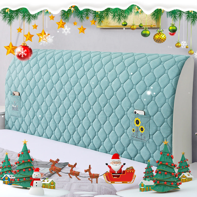 💥Bed Headboard Stretchy Padded Cover